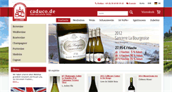 Desktop Screenshot of caduco.de