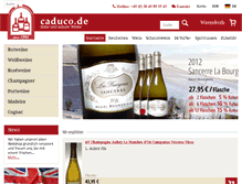 Tablet Screenshot of caduco.de